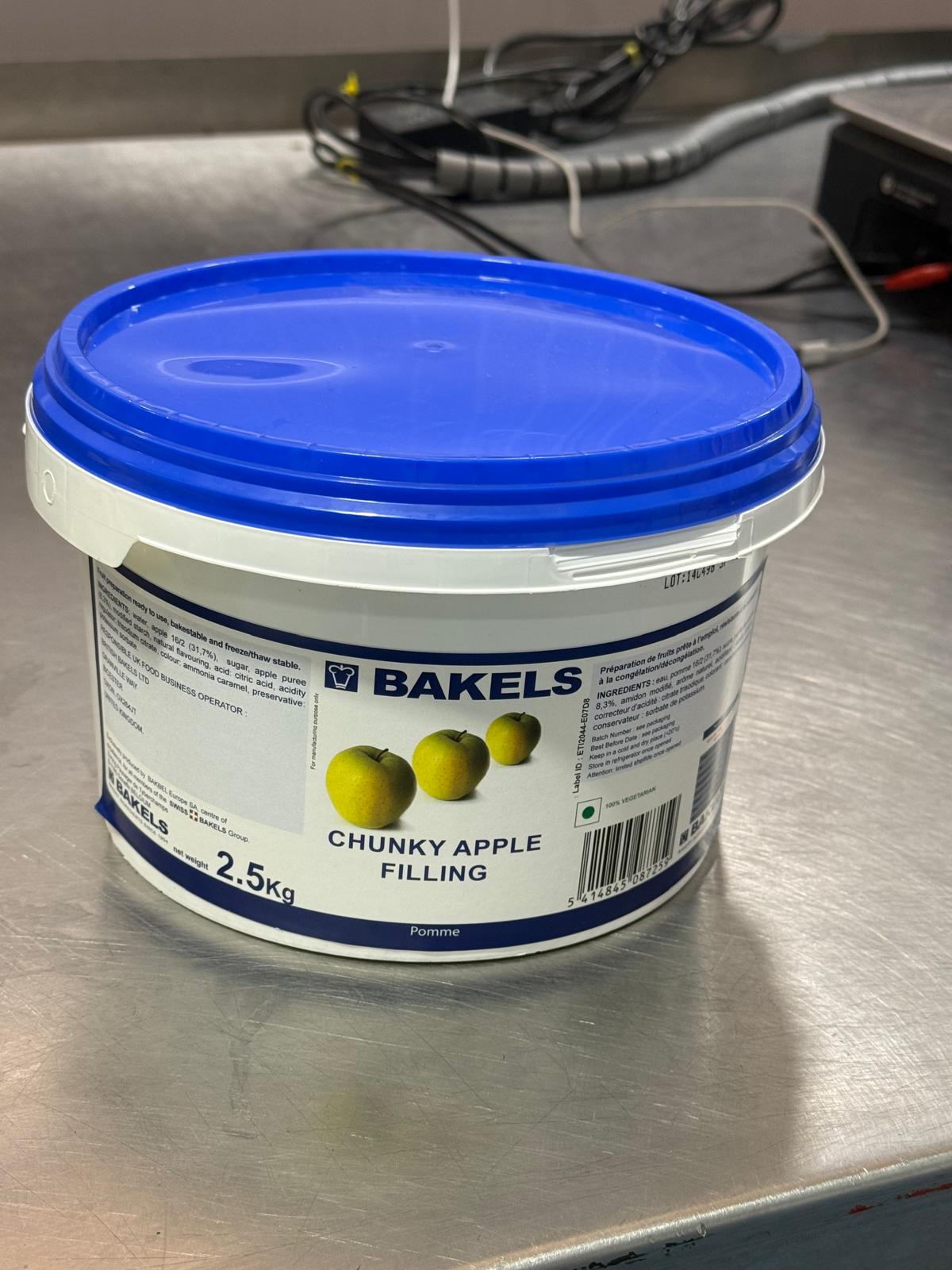 Bakels Chunky Apple filling 2.5 kg